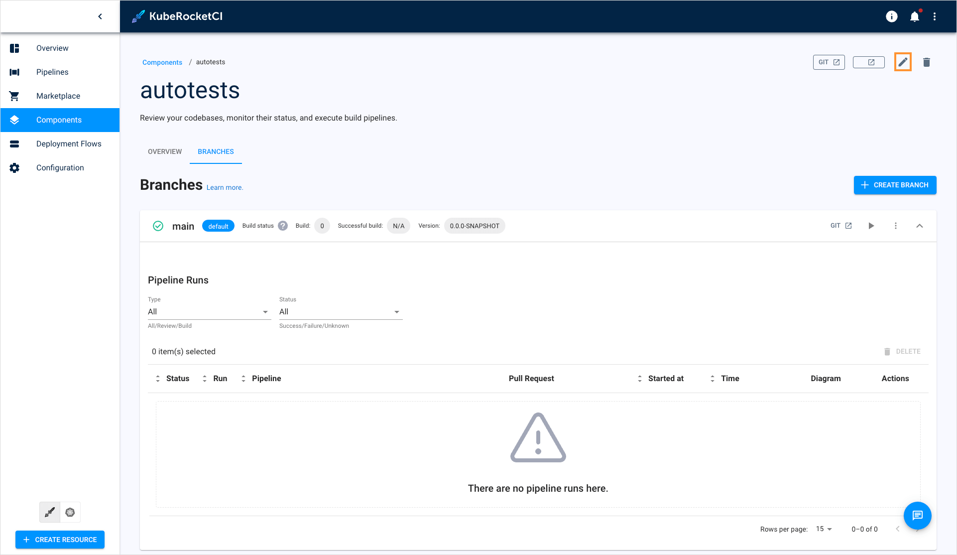 Edit autotest when viewing the autotest data