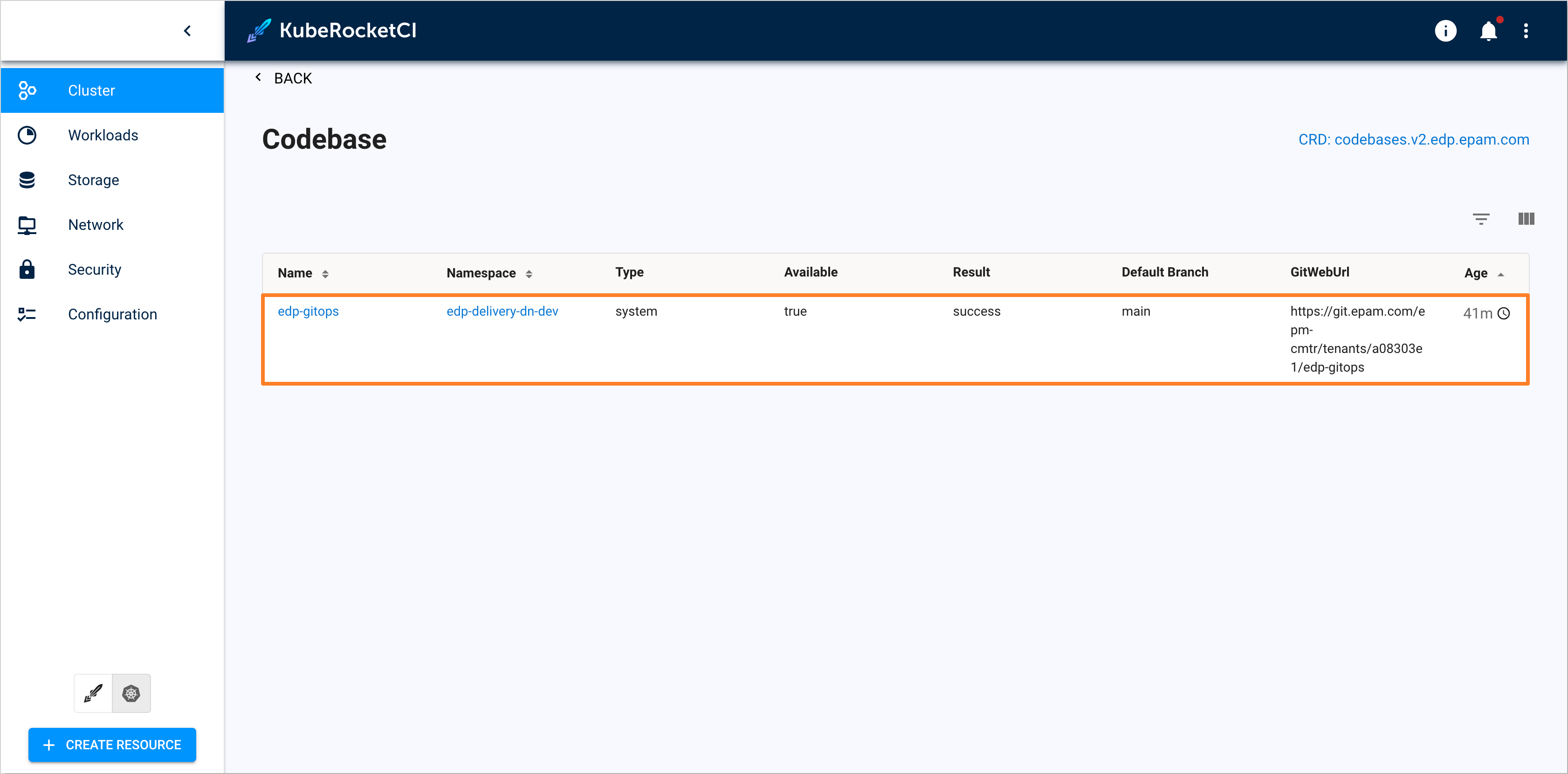 GitOps Custom Resource