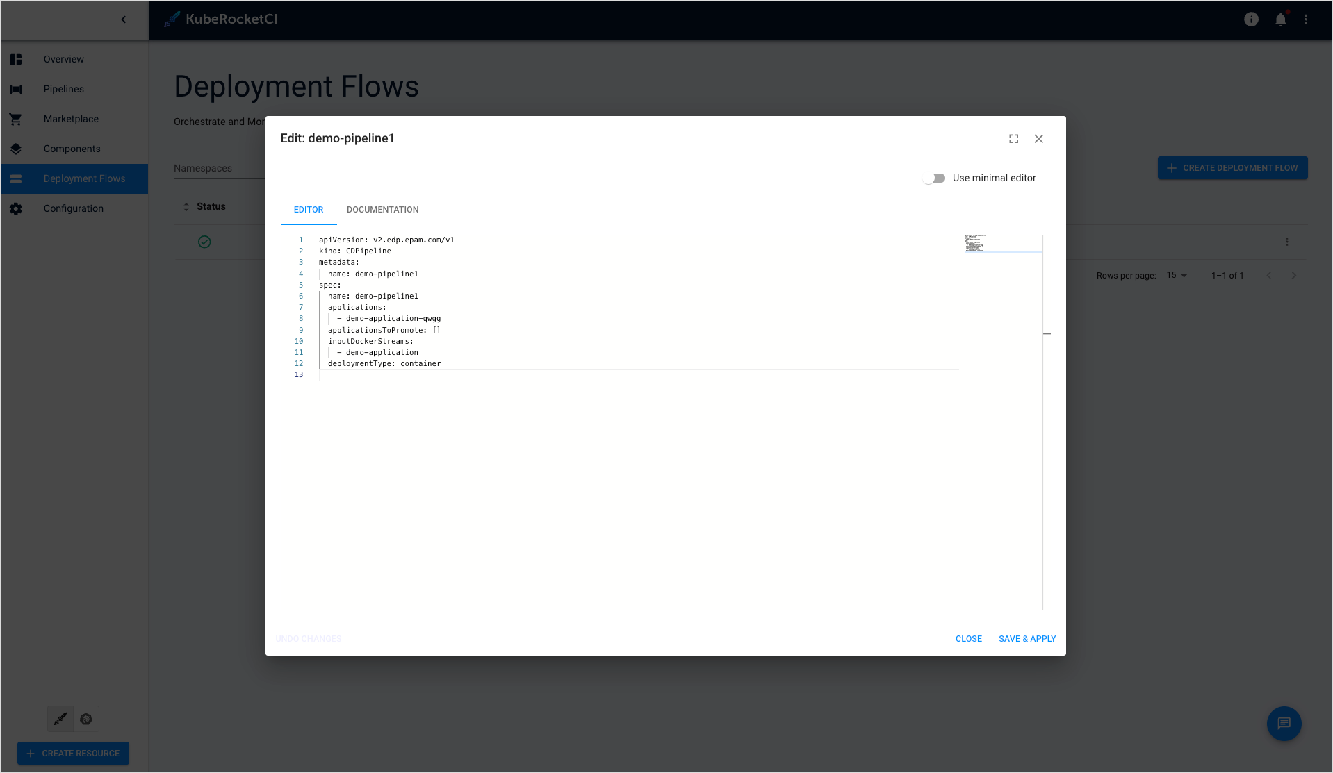 Deployment flow in YAML