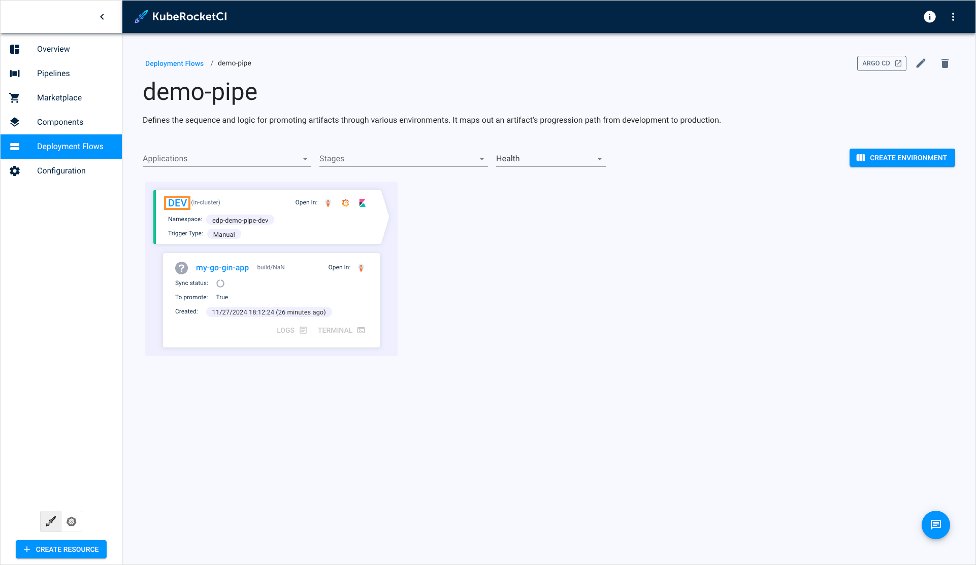 Deployment flow details