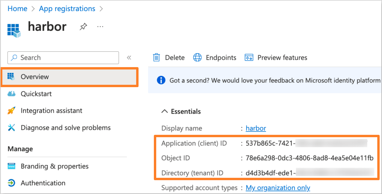 Application data