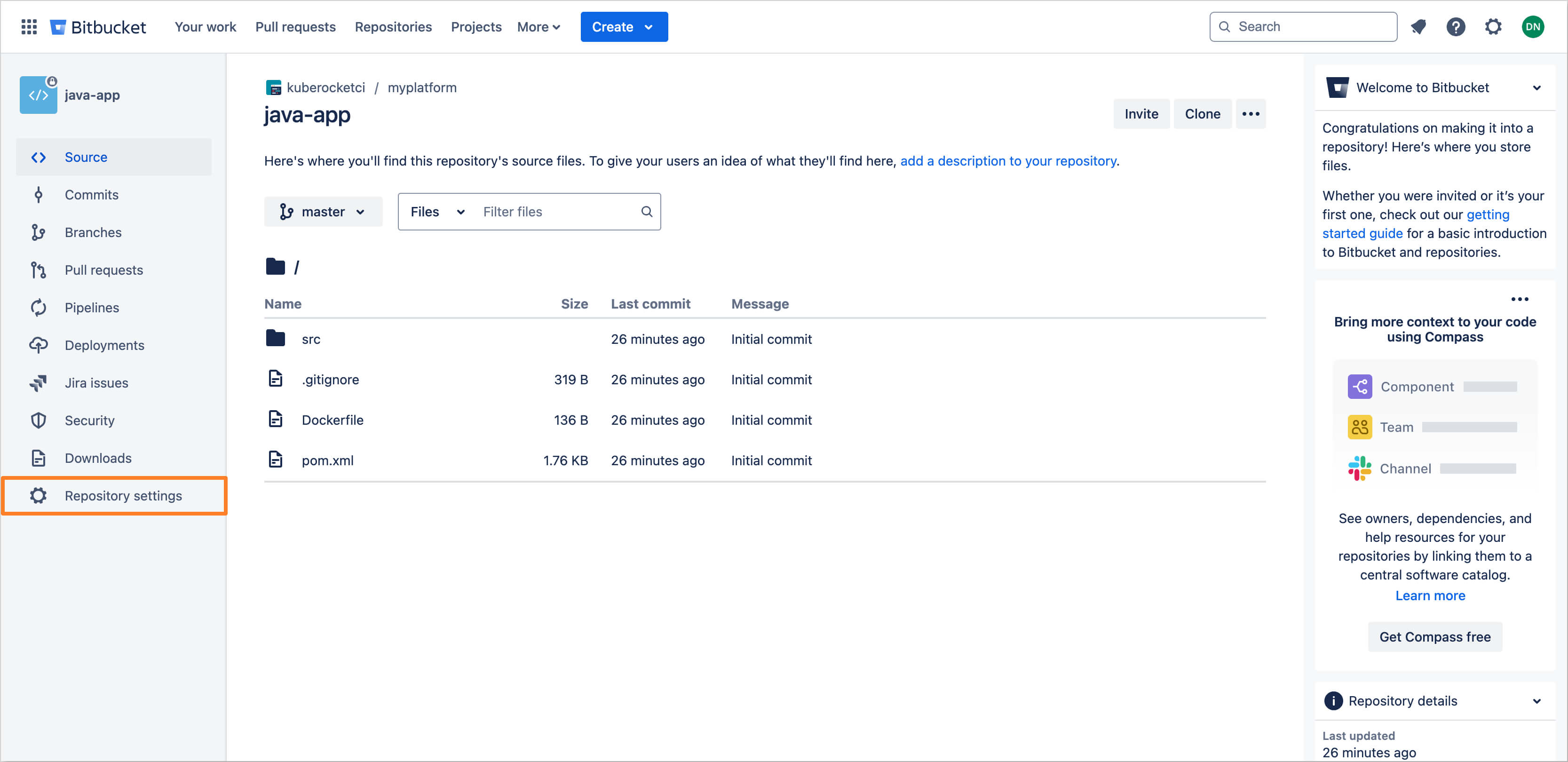 Repository Settings