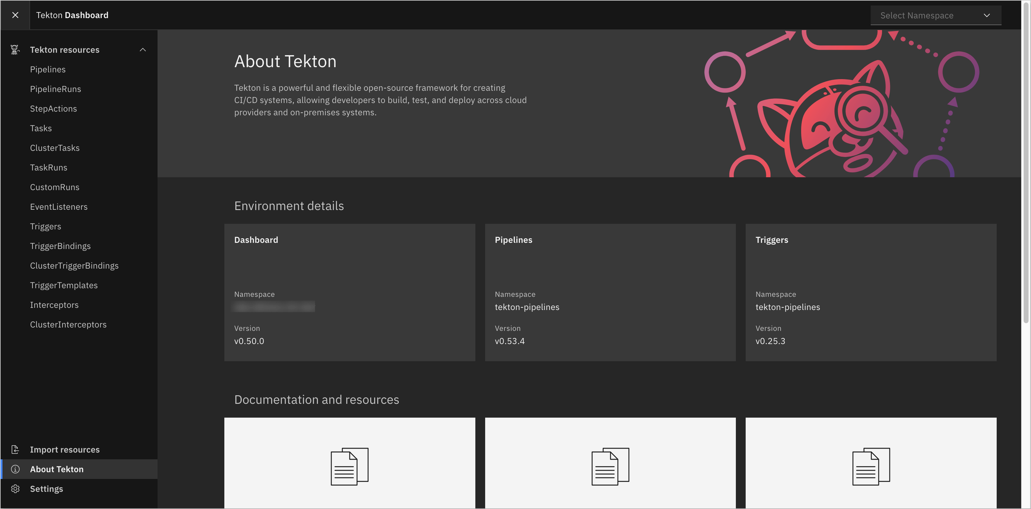 Tekton Dashboard login